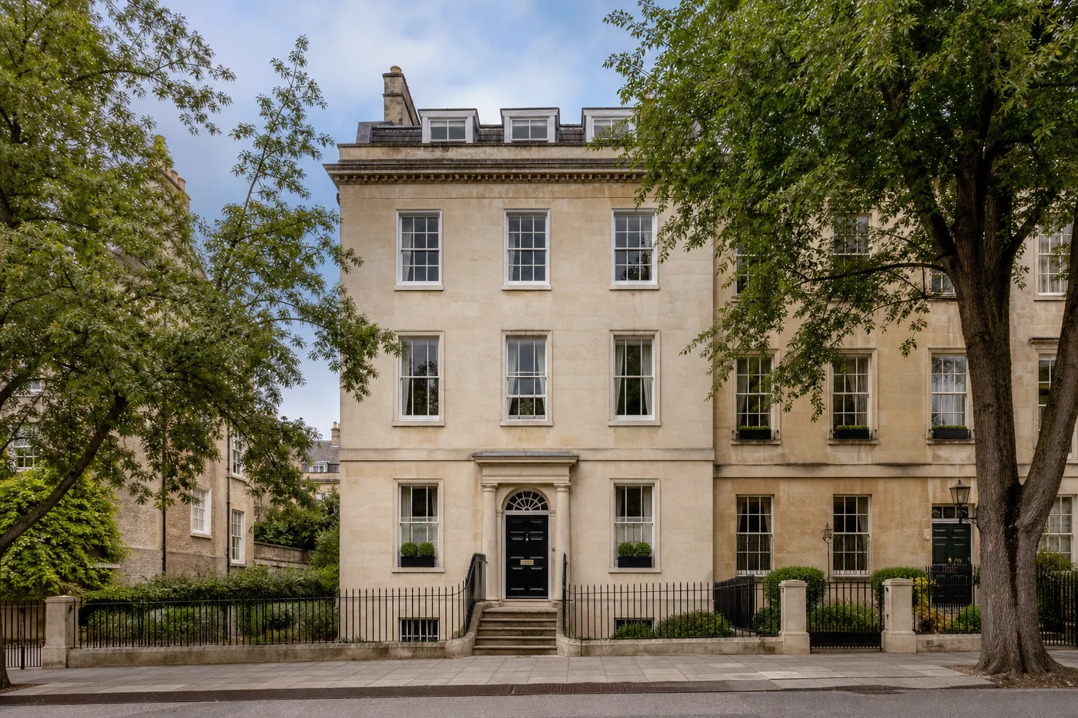 Illustrative five-bedroom georgian townhouse